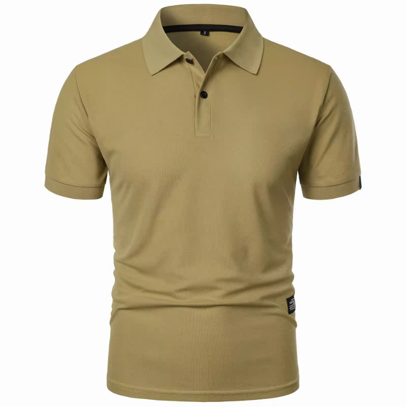 Polo de couleur unie pour hommes