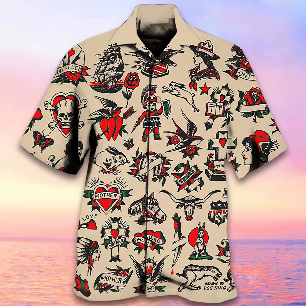 Chemise rétro pour hommes