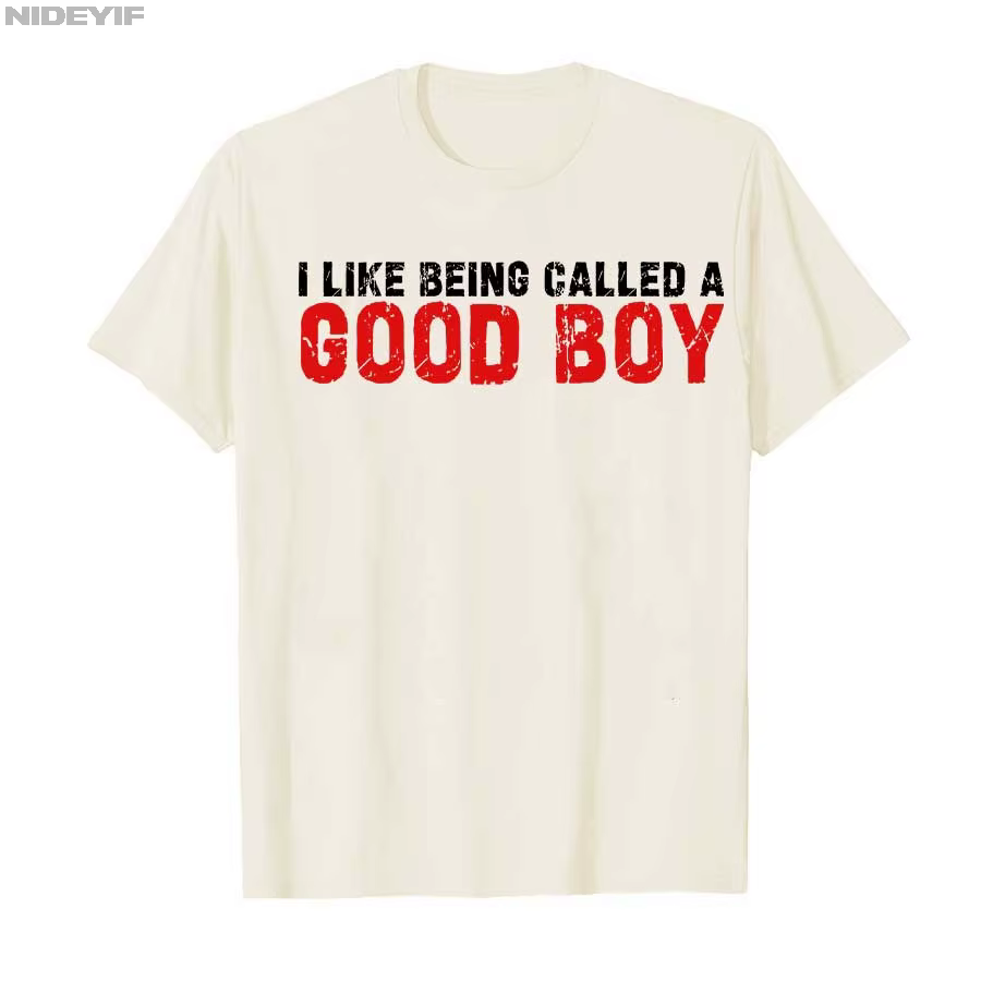 J'aime être appelé un bon garçon Brainrot drôle Gen Alpha T-shirt hommes femmes 100% coton t-shirts à manches courtes hauts P458
