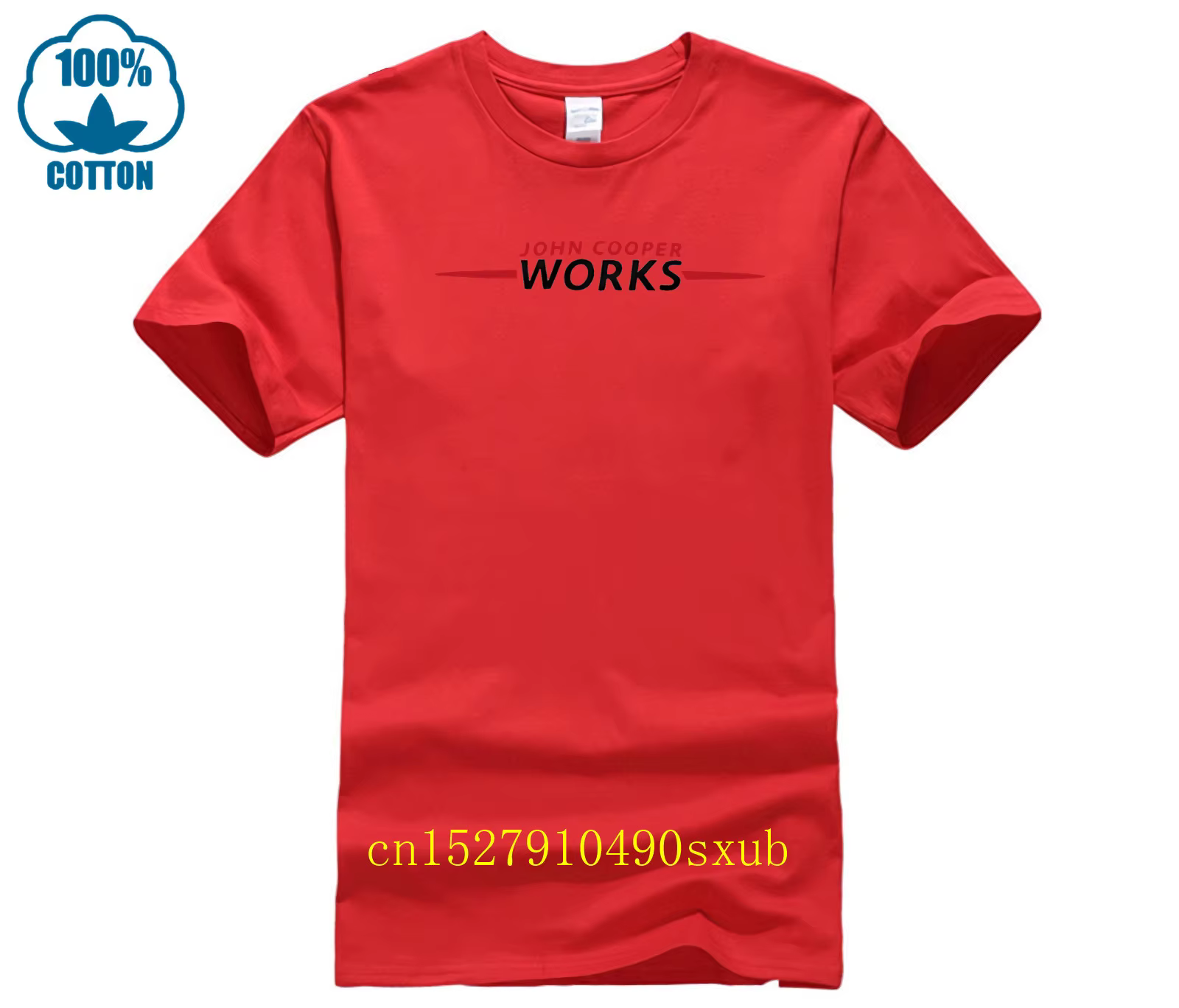 Polo John Cooper Work Mini JCW Logo blanc et gris