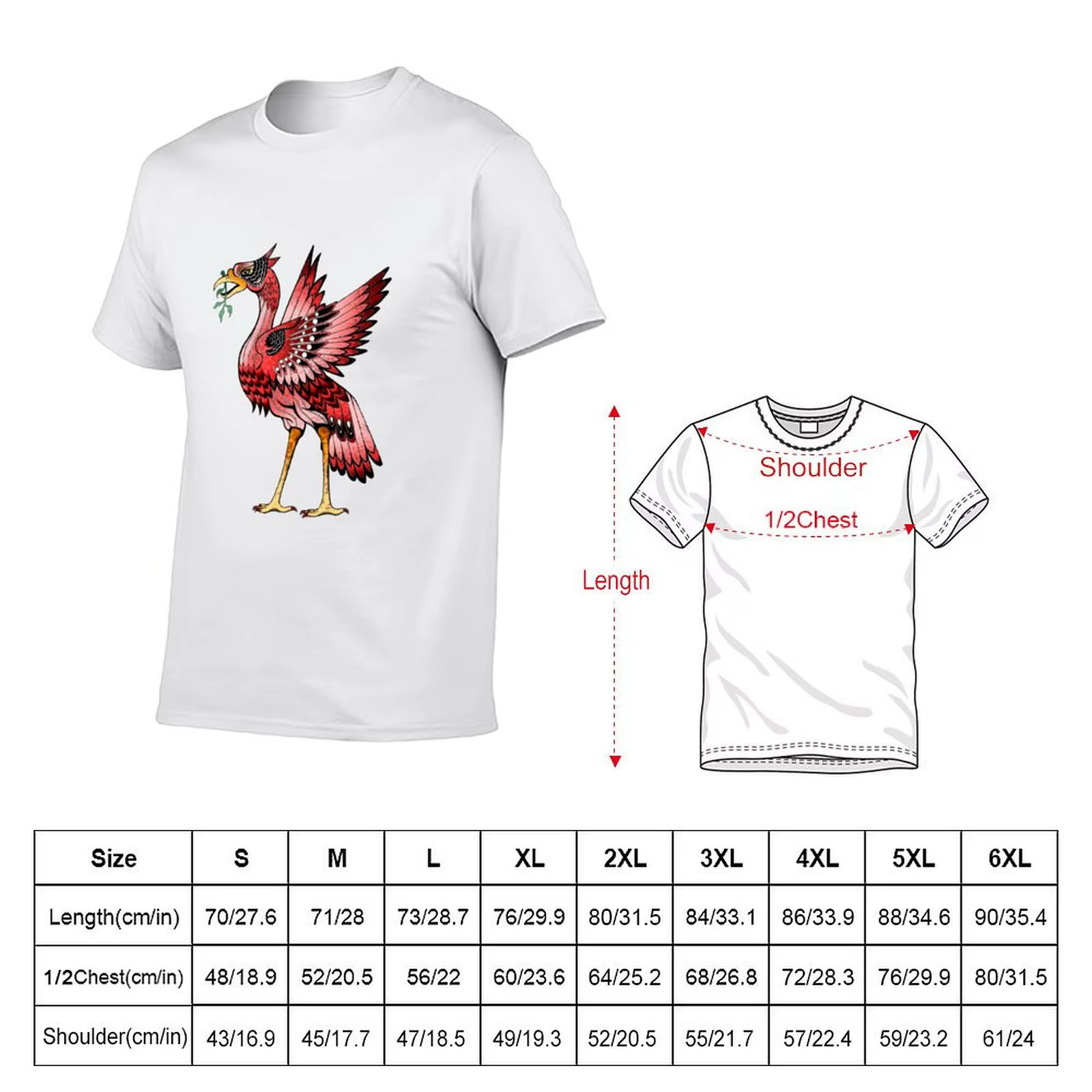 Liverpool Liver Bird (rouge) T-Shirt animal prinfor garçons vêtements de rue hauts d'été pour un garçon hommes t-shirts blancs