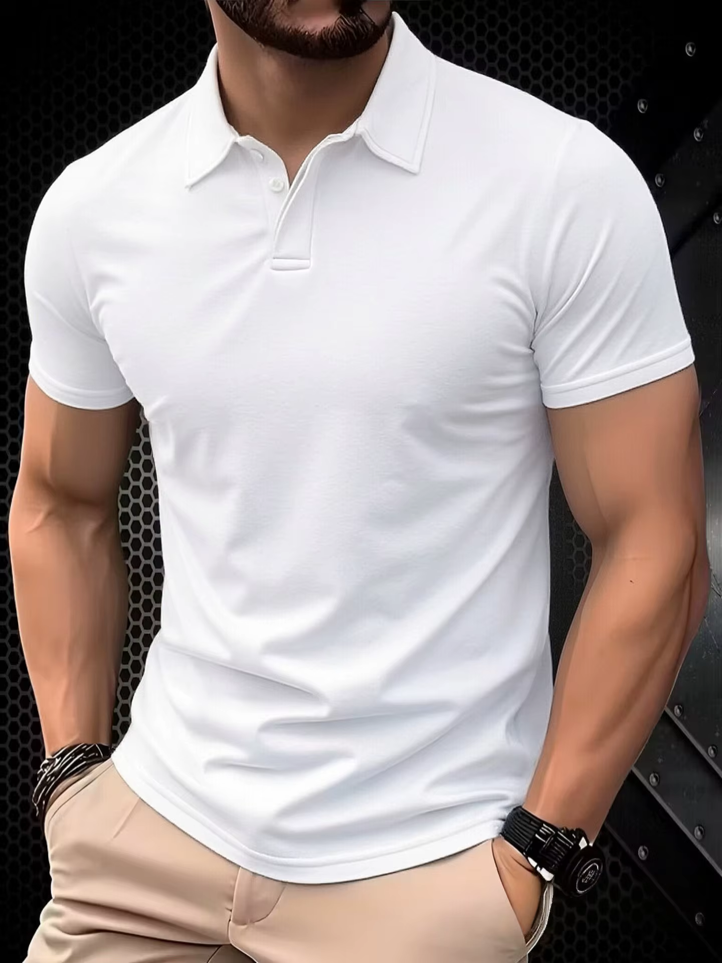 Polo pour homme, nouveau style d'été
