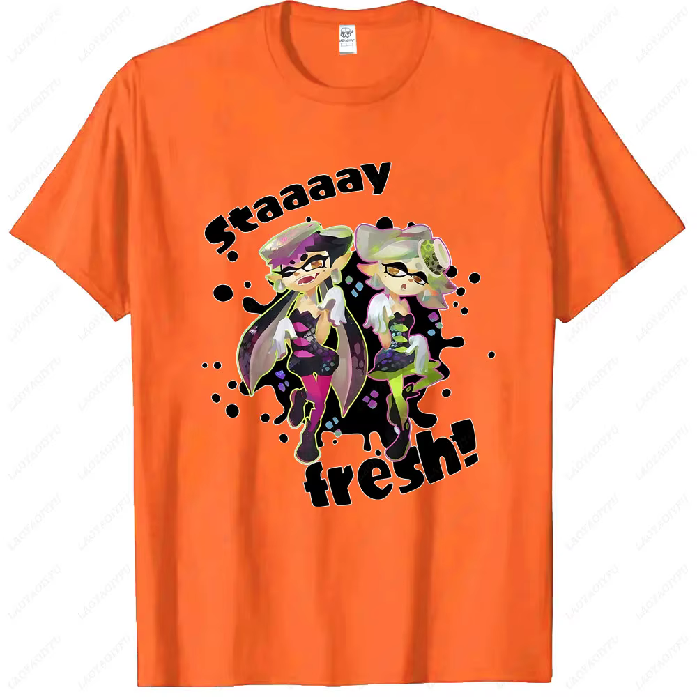 Splatoon Squid Sisters Stay Fresh T-shirt graphique été