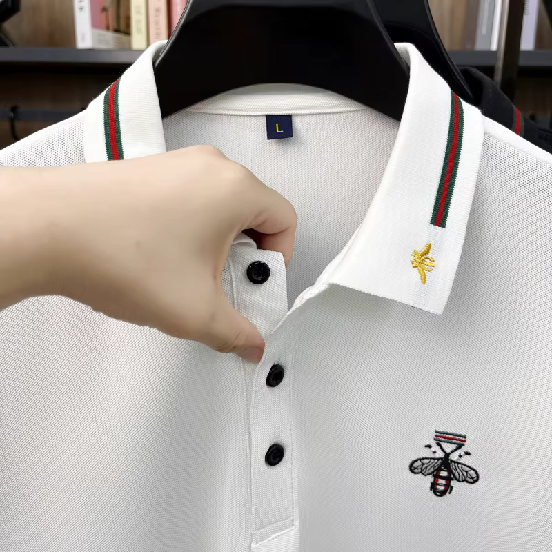 Polo homme de haute qualité à manches courtes