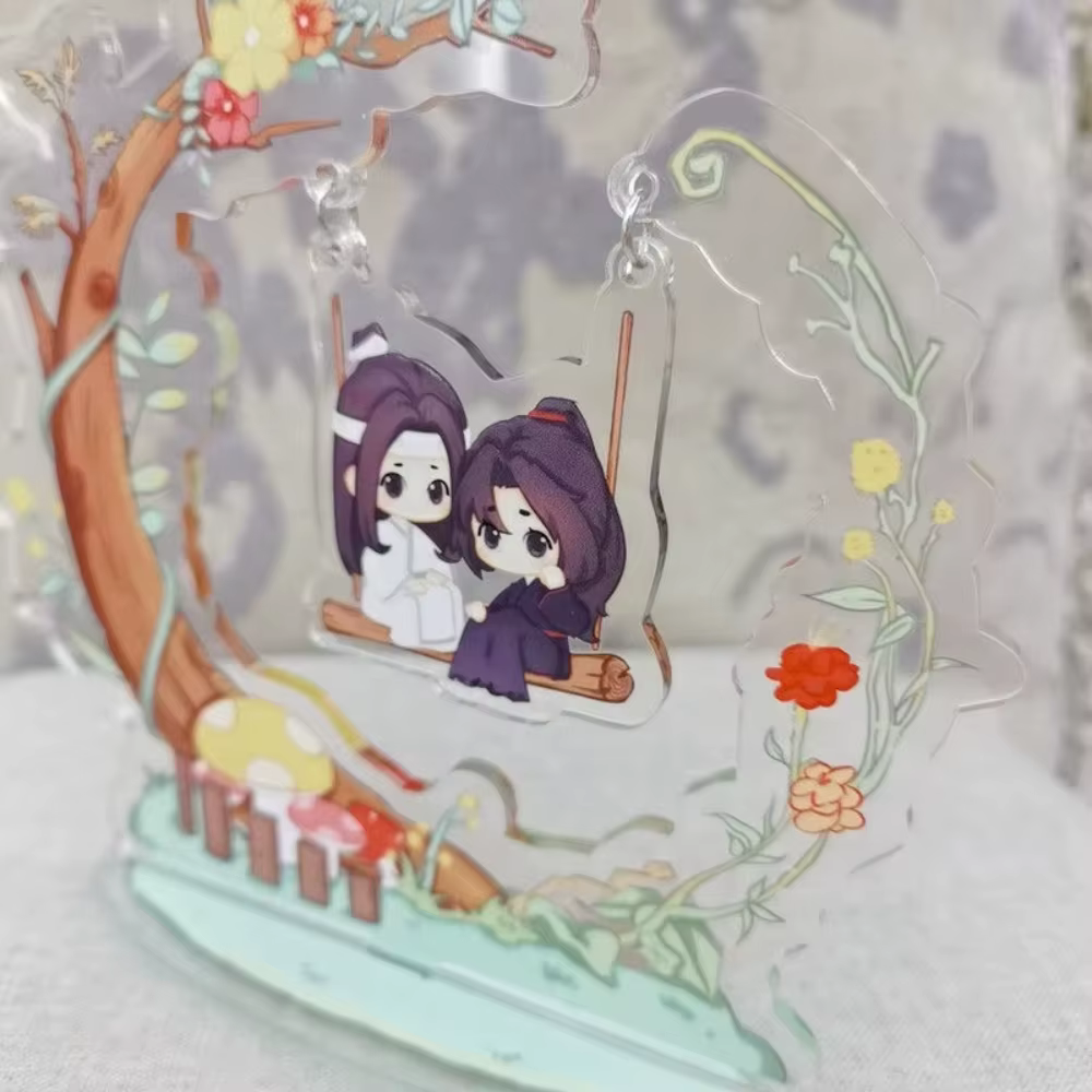 Anime Mo Dao Zu Shi grand maître de la culture démoniaque Wei Wuxian Lan Wangji acrylique jouer balançoire