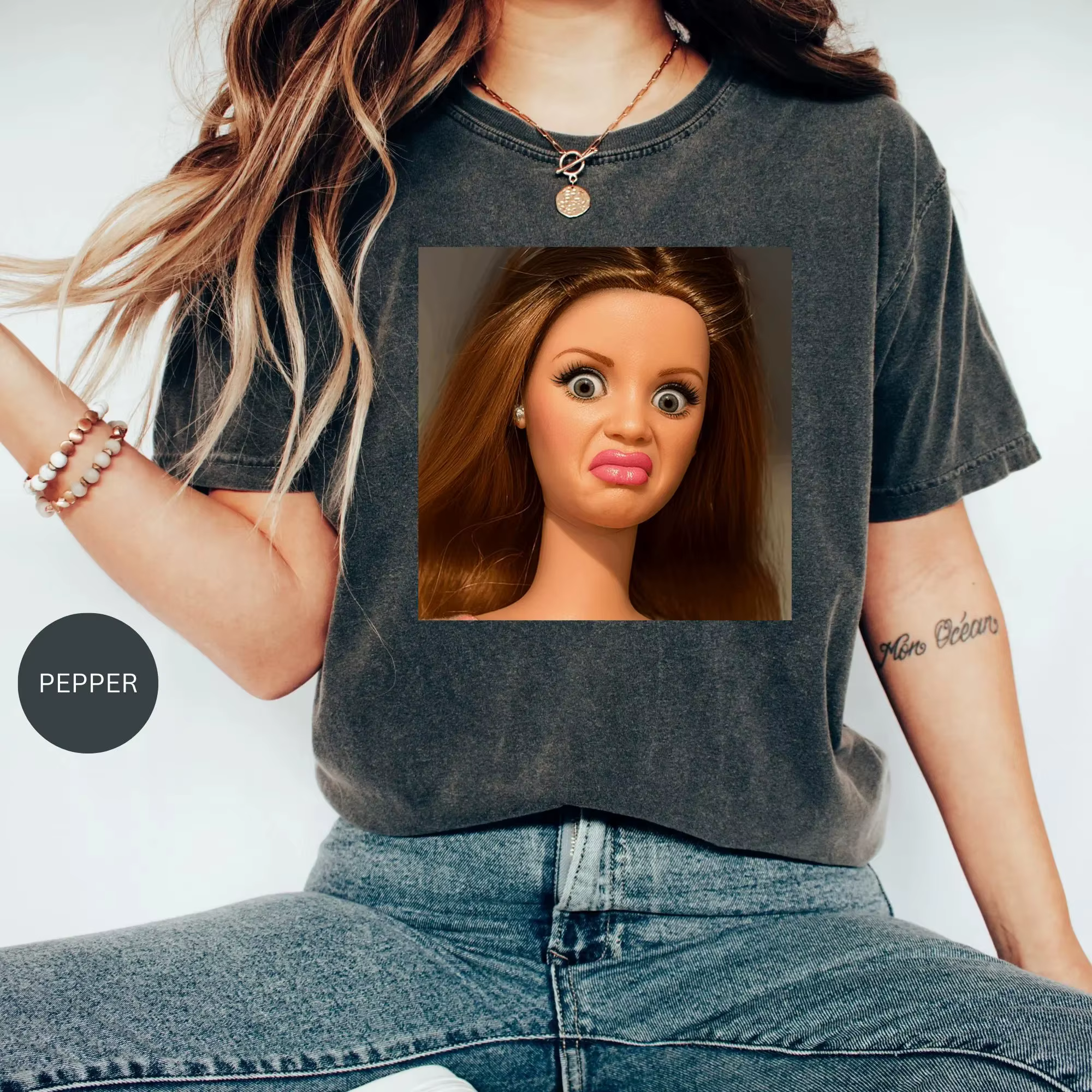 T-shirt unisexe en coton pour femme