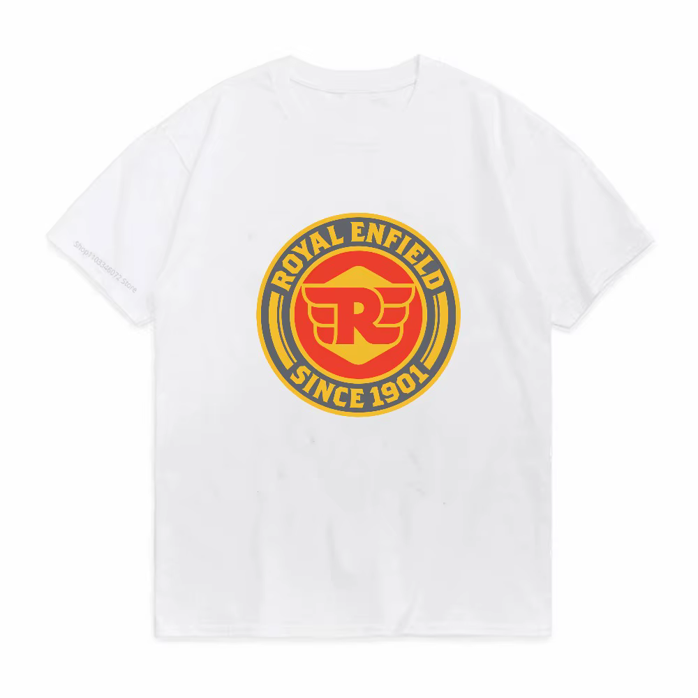 ROYALS E-ENFIELDS t-shirt imprimé à manches courtes et col rond