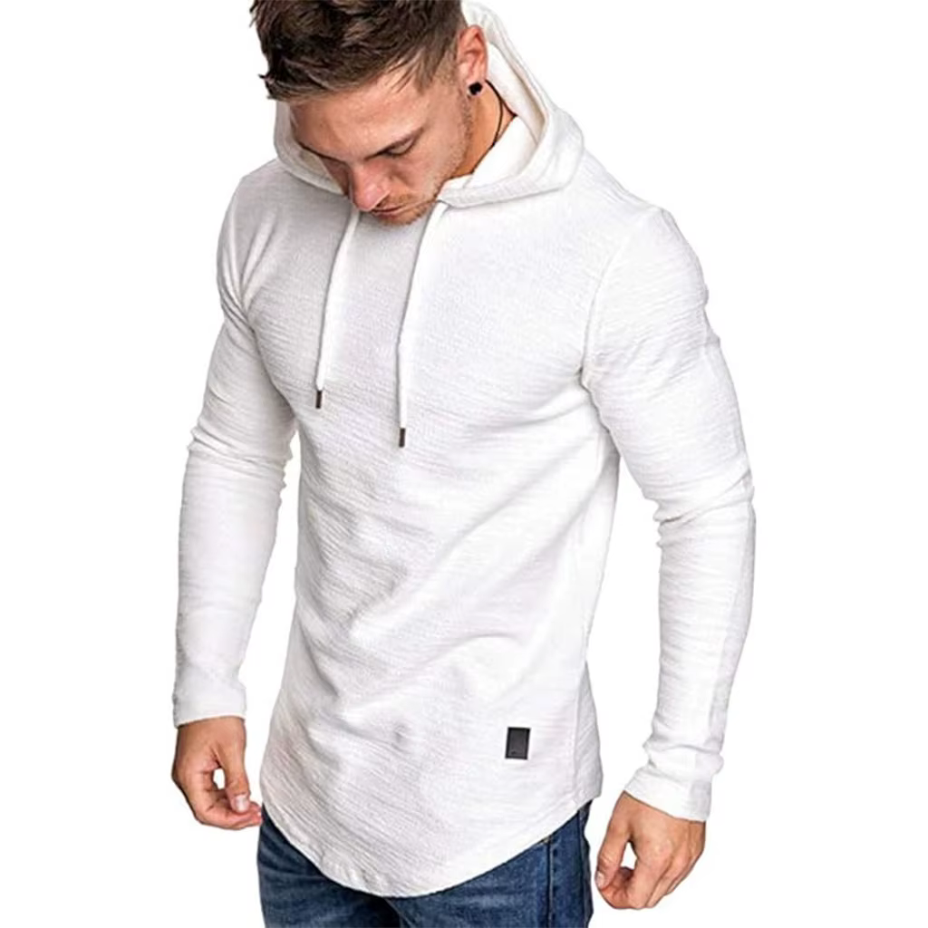 T-shirt à manches longues en coton pour hommes