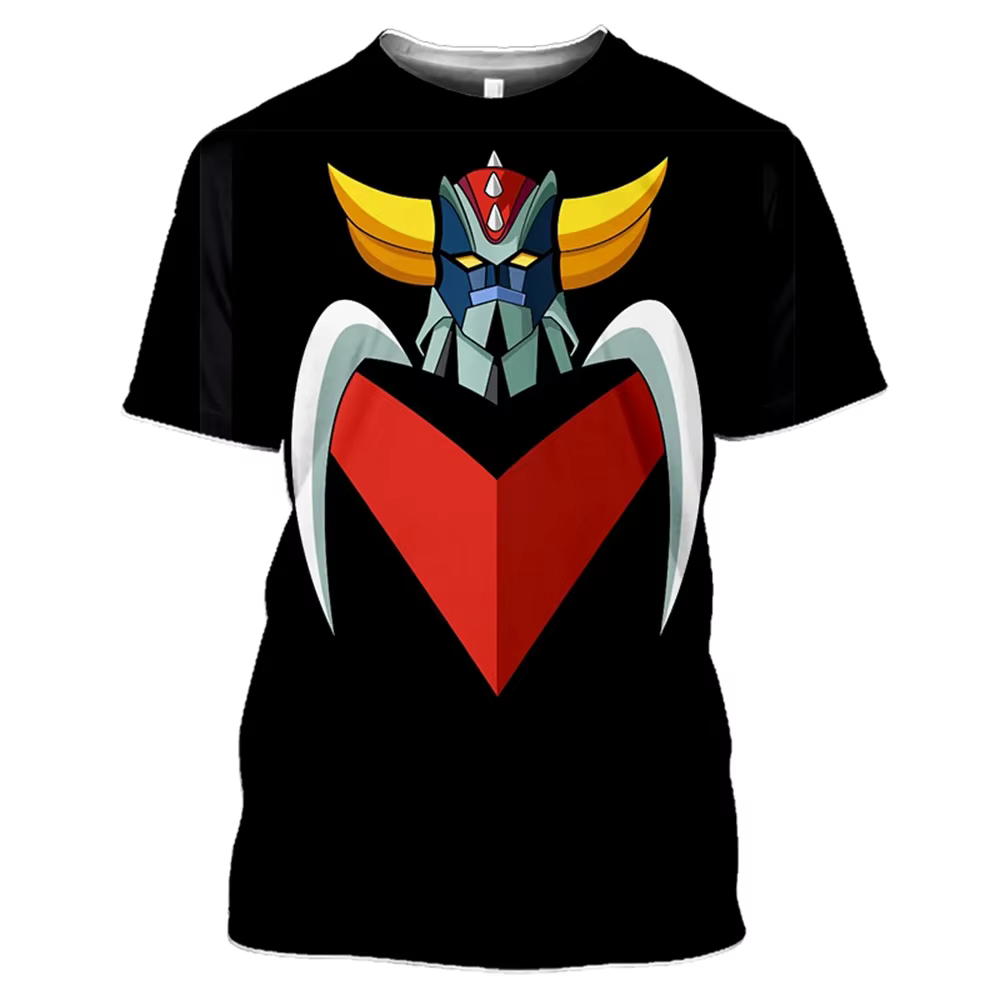 Nouveau Anime Goldorak T-Shirts UFO Robot Grendizer impression 3D hommes femmes manches courtes t-shirt Harajuku Y2k