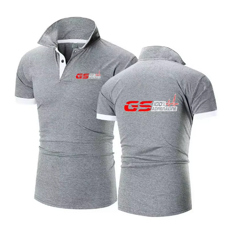 GS 100% Adrenaline Hurrad Biker Fan Polo à manches courtes Tee Shirts GS1200 F1 M3 figuré M5 M6 X5 X6