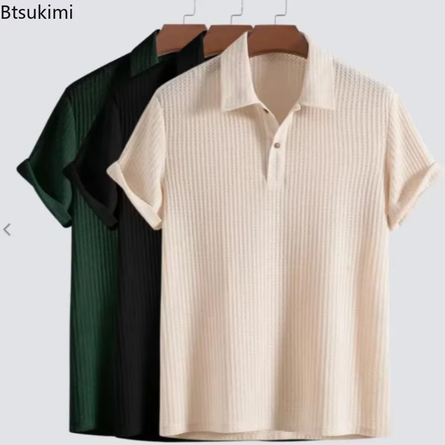 Polo homme uni slim de qualité supérieure