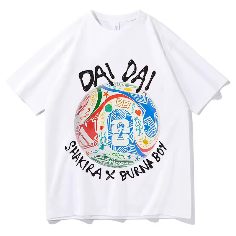 T-shirt unisexe Shakira DAI DAI 2026 – Mode décontractée