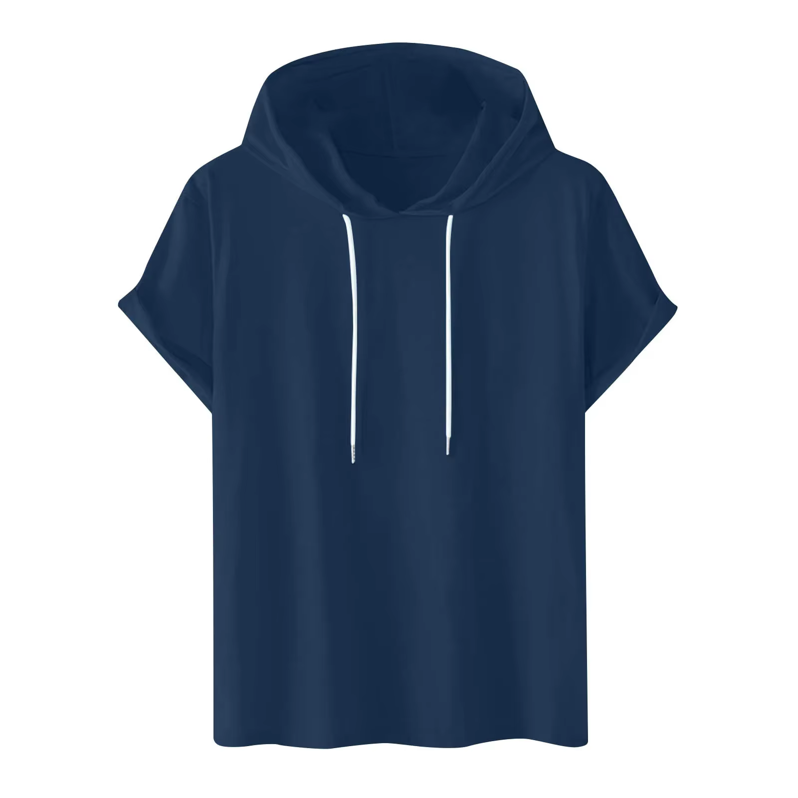 T-shirt à capuche d'été à manches courtes pour homme