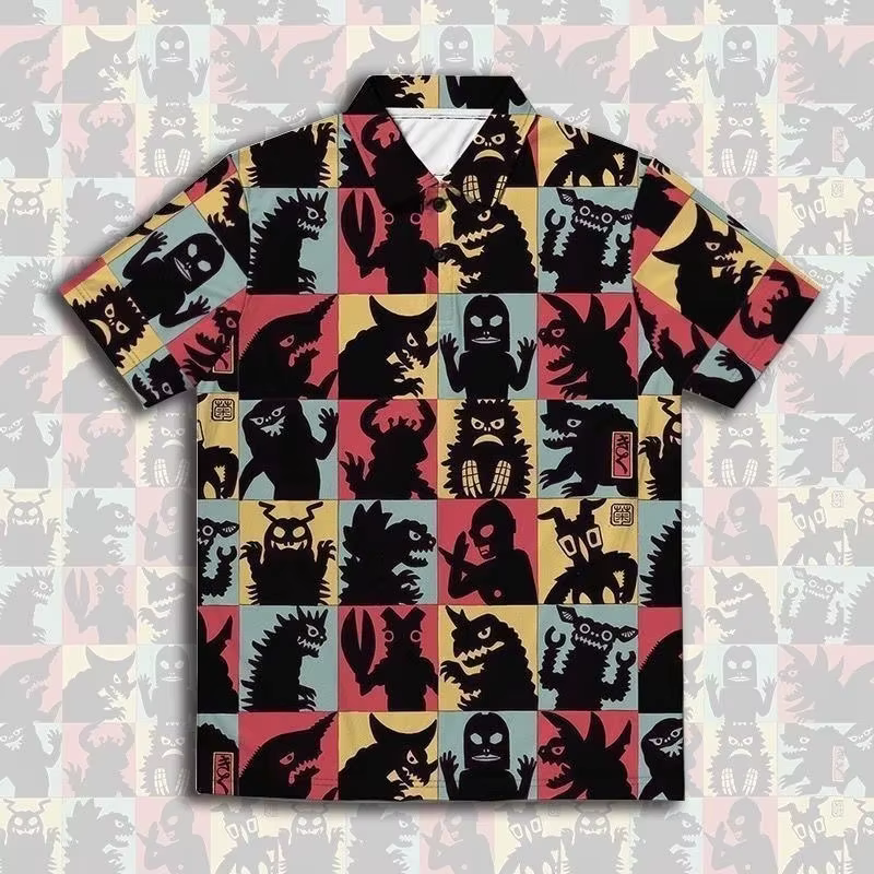 Nouveau T-shirt Godzilla dessin animé