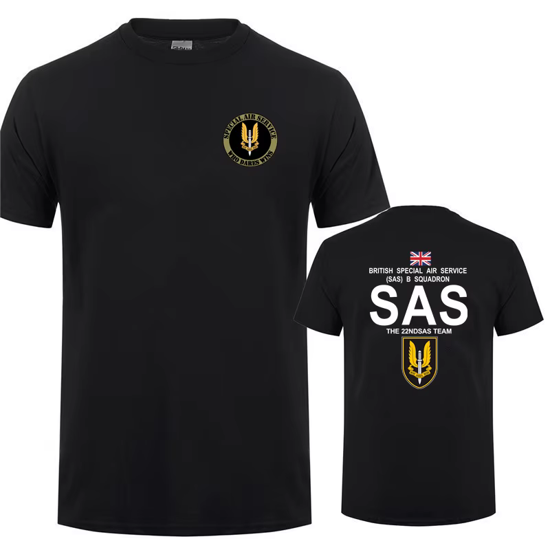Militaire SAS Sniper hommes t-shirt armée