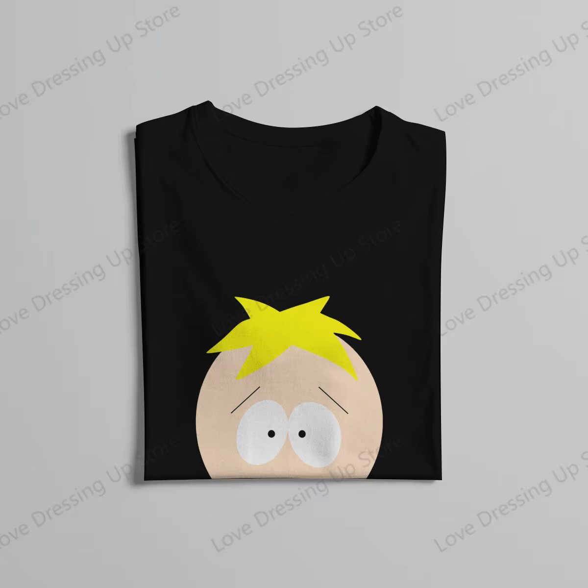 T-shirt en pur coton imprimé Butters Stotch pour hommes, t-shirts Street Cool, thème S-southpark, Y-dehors