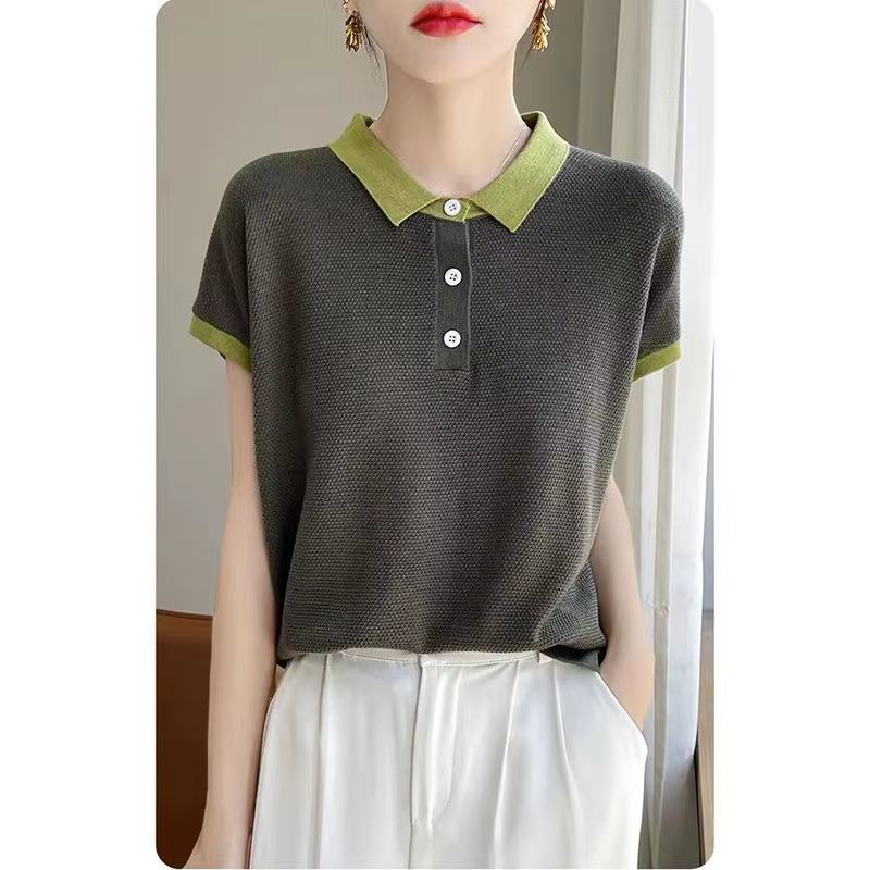 T-shirt femme 2025 été mode réduction de l'âge dame