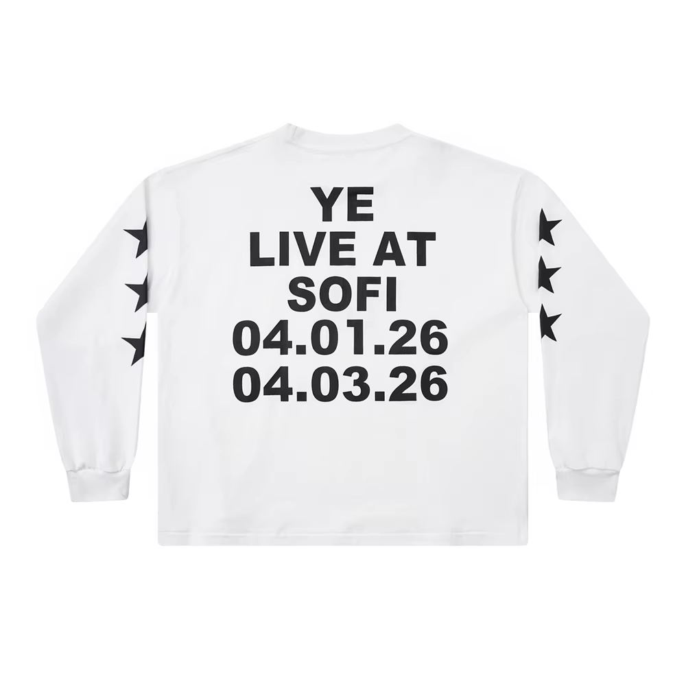 YE LIVE AT SOFI BULLY Kanye West Vultures YZY T-Shirt pour hommes et femmes