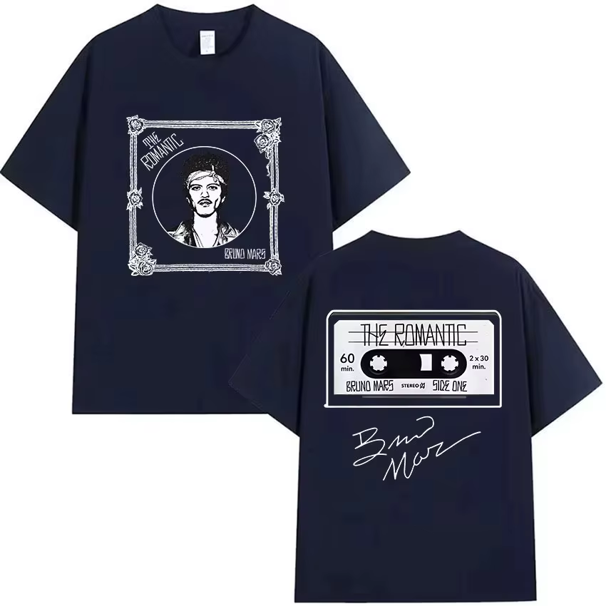 Bruno Mars The Romantic Tour 2026 T-shirt pour homme