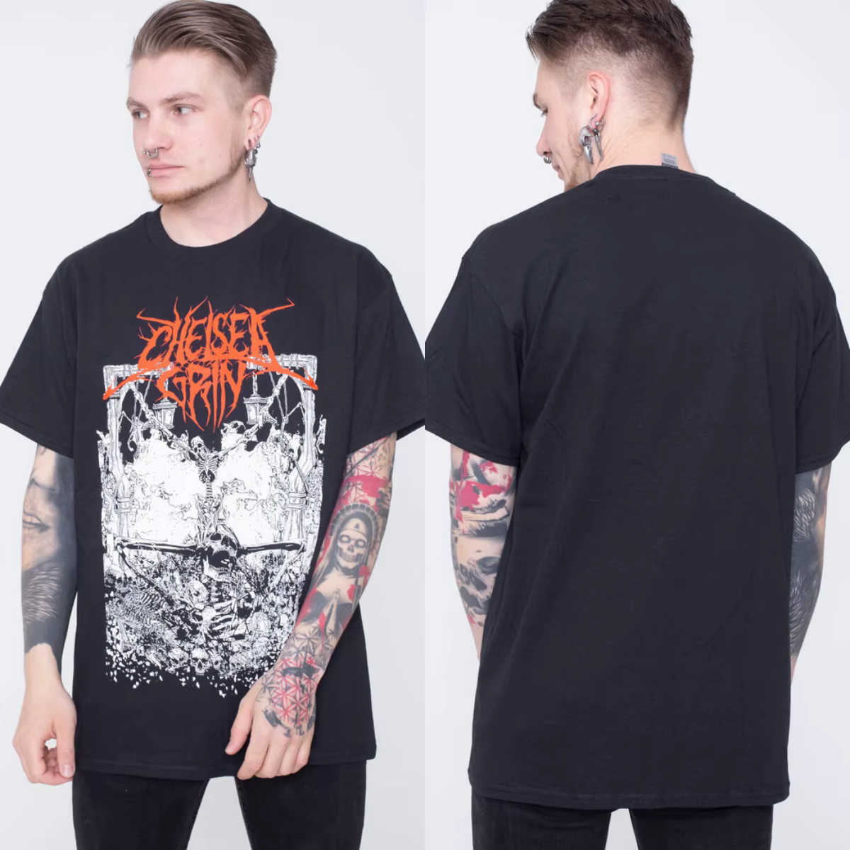 Meilleur T-shirt en coton avec motif Chelsea Grin