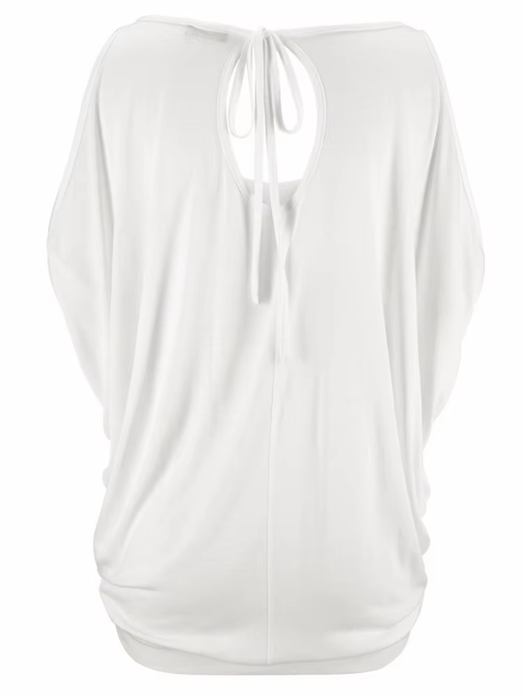 T-shirt à manches fendues pour femmes