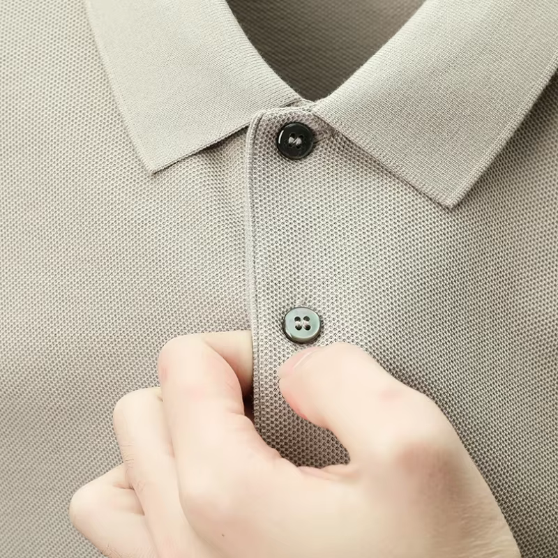 Polo 100% coton pour hommes – T-shirt respirant décontracté d'été