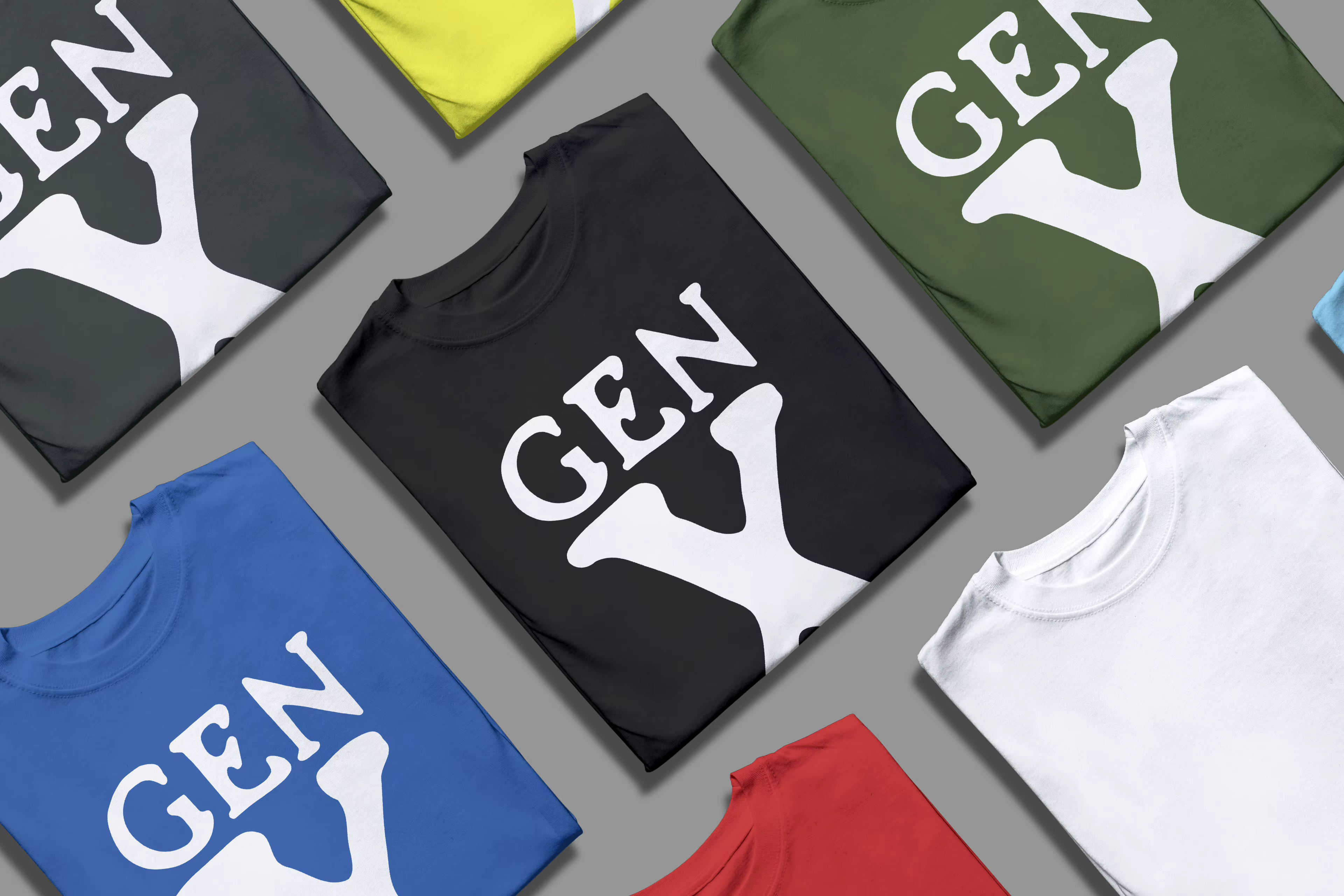 Hommes coton Gen X 1965-1980 nous ne se soucis pas graphique haute qualité t-shirt rue Style décontracté