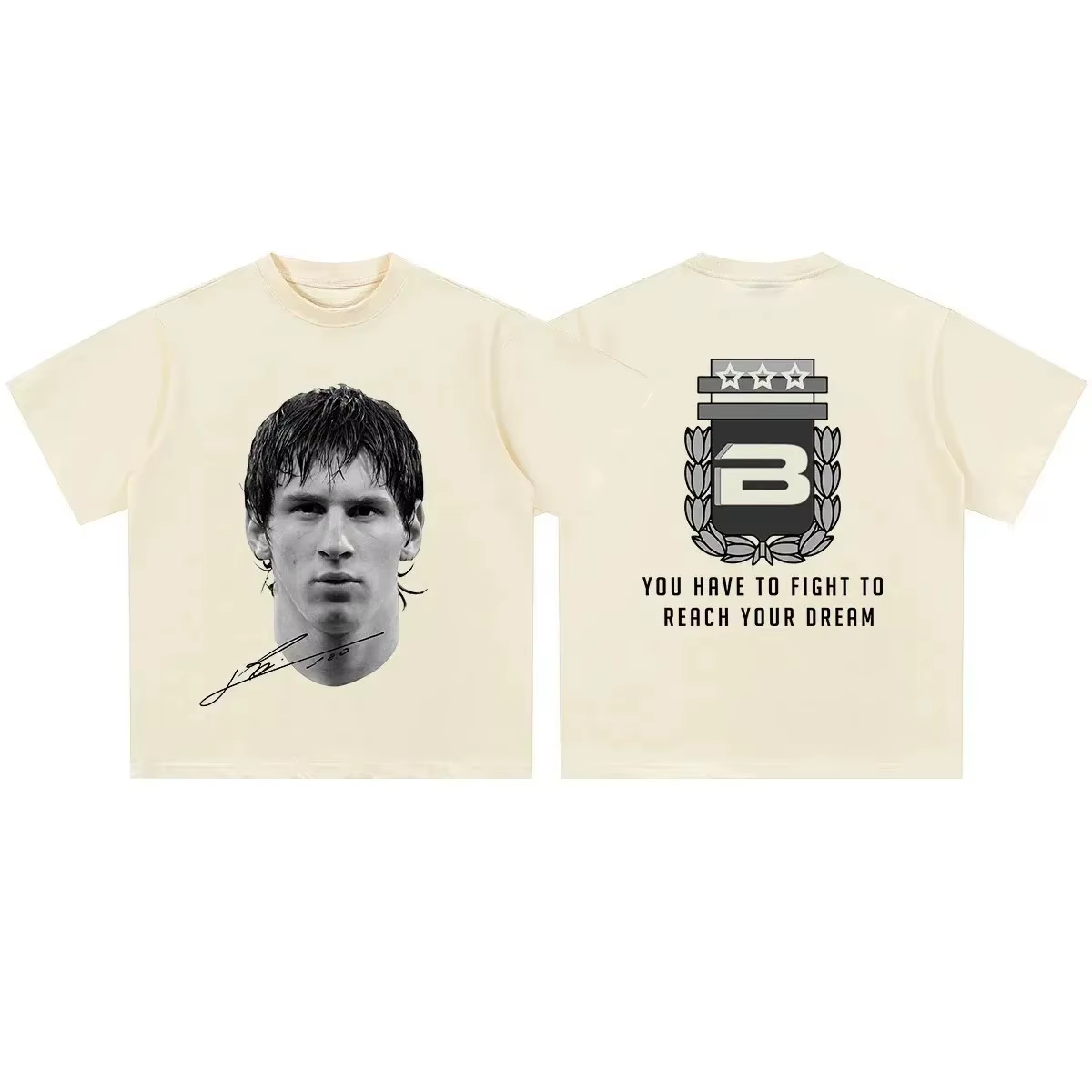 Nouveau T-shirt décontracté de football Cristiano Ronaldo Neymar été 2026 pour hommes et femmes