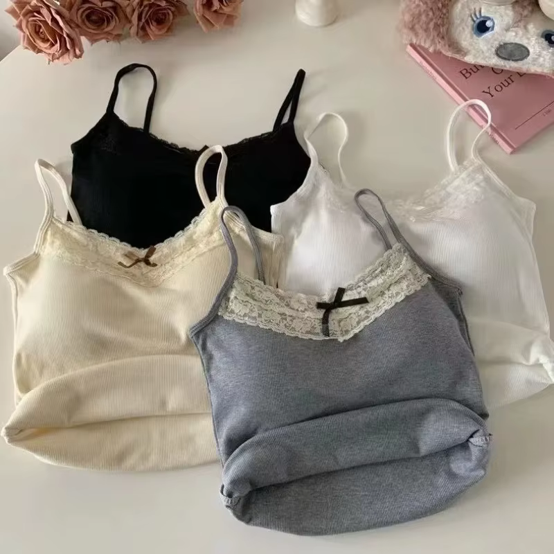 Crop Top en Dentelle pour Femme