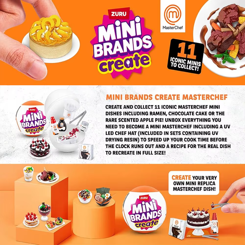 ZURU Mini Brands Food Fill The Fridge Série 1 Plauset