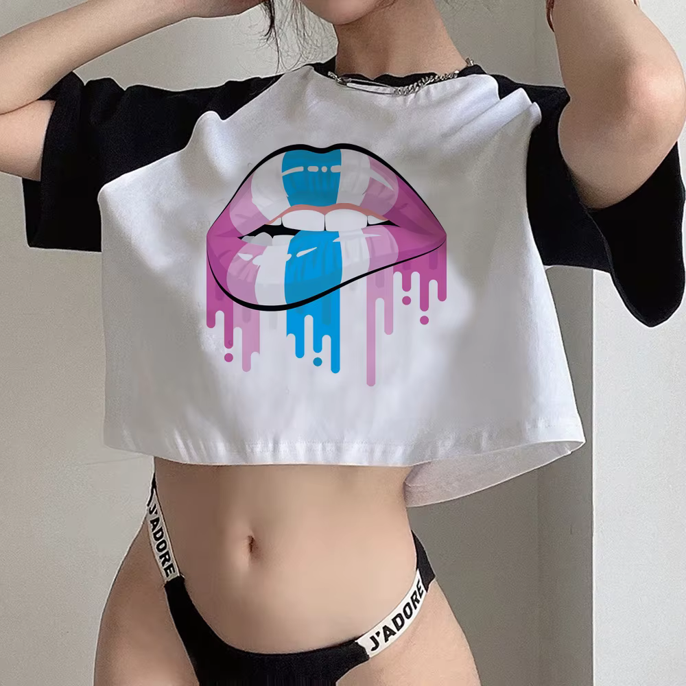 Femboy esthétique fée grunge gothique crop top fille Kawaii vintage