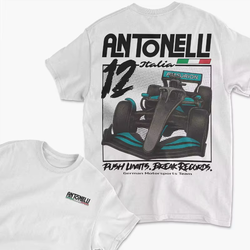 T-shirt Unisexe Kimi Antonelli Champion du Grand Prix 2026 – Tendance pour les Fans Passionnés – Haut Imprimé Style Urbain