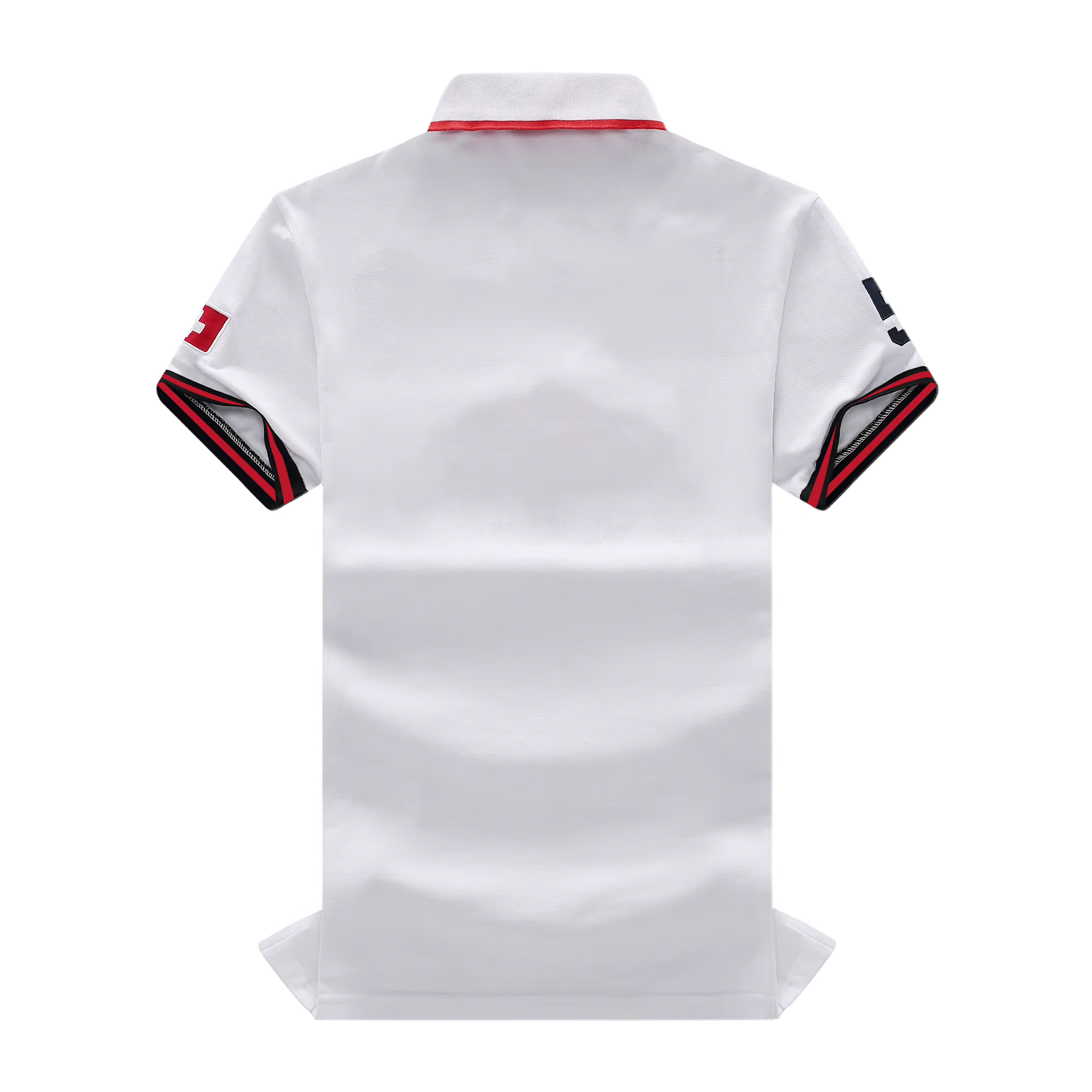 Polo homme classique suisse populaire 100% coton broderie manches courtes col de sport T-shirt surdimensionné taille américaine XS-7XL