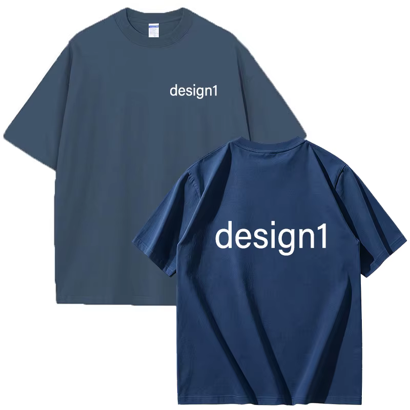 T-shirts en coton imprimés personnalisables