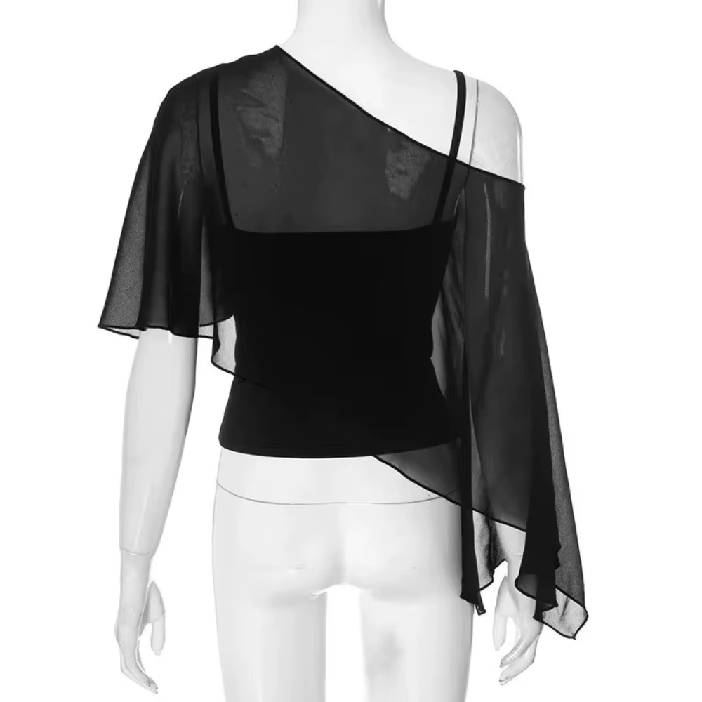 T-shirt asymétrique pour femme