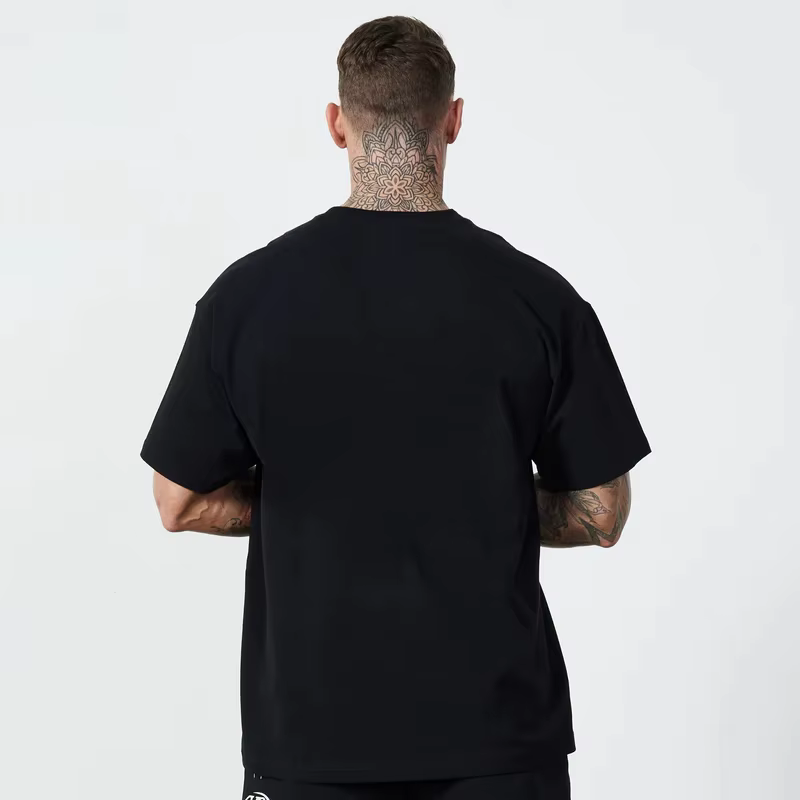 T-shirt à Manches Courtes en Coton pour Homme