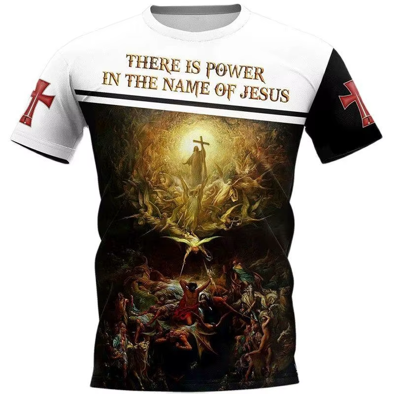 T-shirt graphique chrétien de Jésus pour hommes et femmes