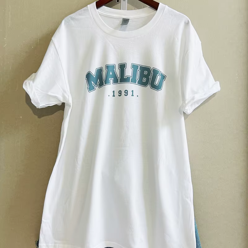 Malibu – T-Shirt manches courtes col rond pour femmes