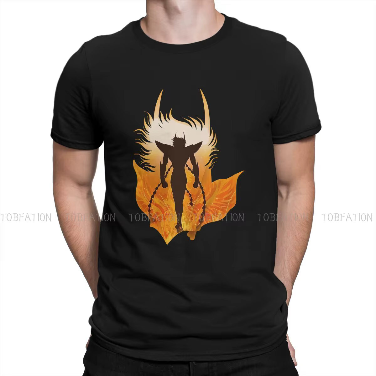 Saint Seiya Anime t-shirt homme Cool mode