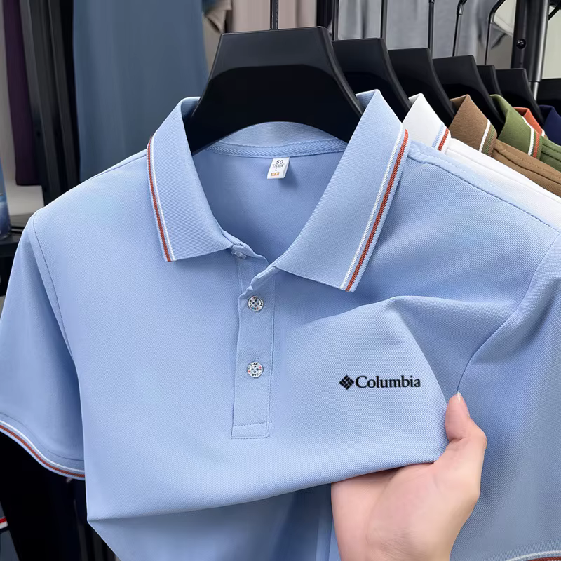 Polo haut de gamme avec broderie de lettres