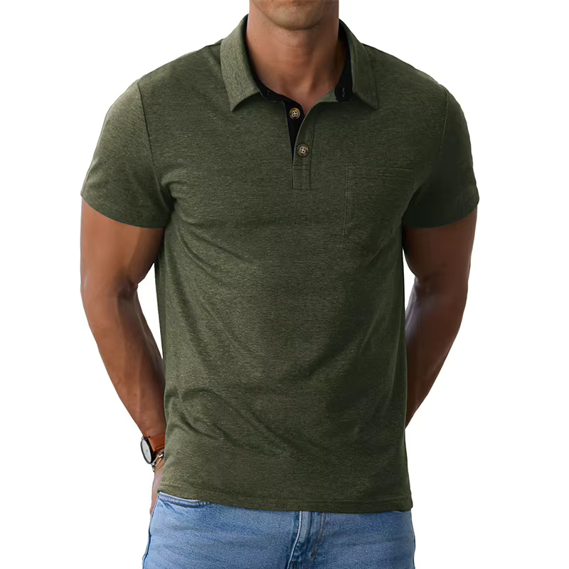 Polo pour homme à manches courtes