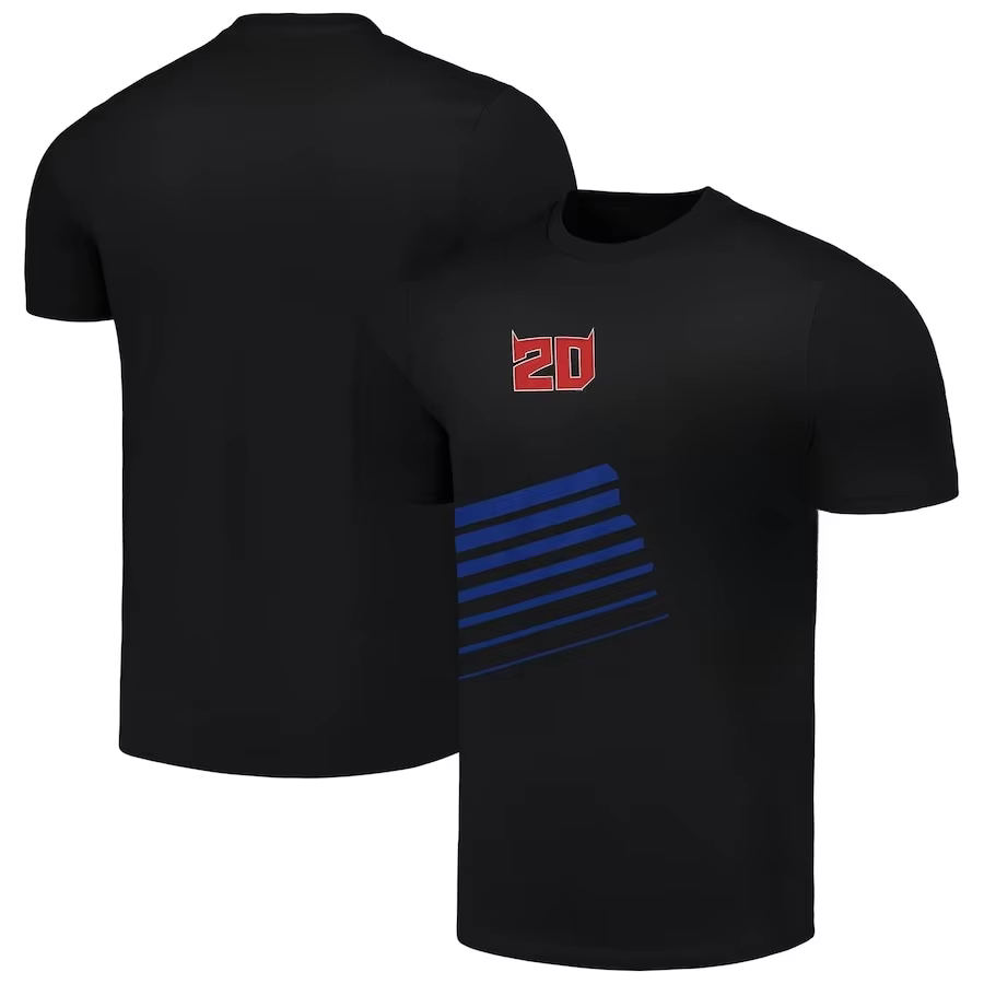 Nouveautés 2024 - T-shirts de course moto Fabio Quartararo - T-shirt 3D pour femmes et hommes - Vêtements de sport extrêmes pour l'extérieur