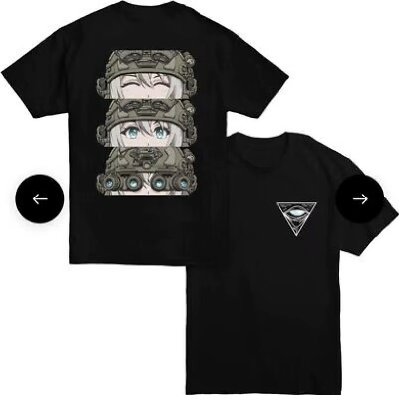 T-shirt en coton à col rond pour hommes, avec impression de dessin animé, lunettes de vision nocturne, casque NVG, manches courtes, décontracté, taille S-10XL