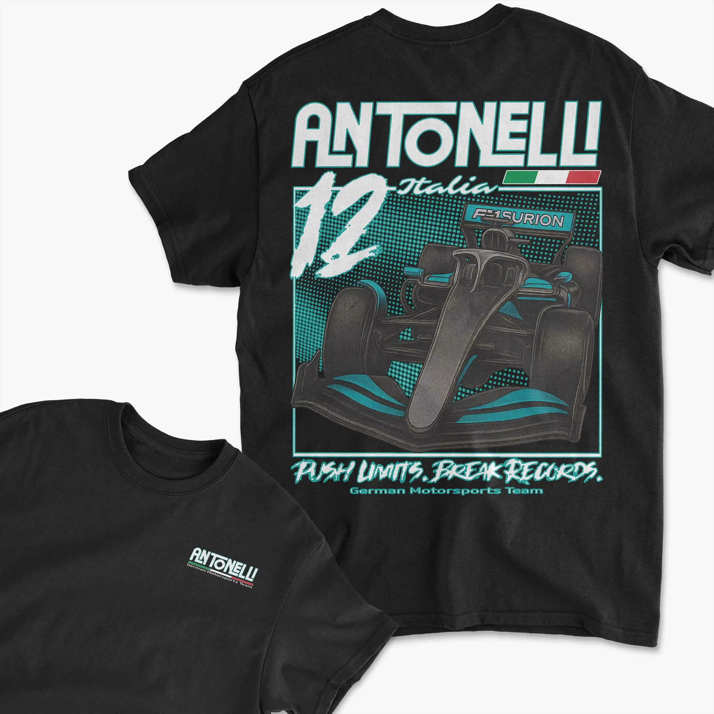 T-shirt unisexe 100% coton du champion du Grand Prix Kimi Antonelli