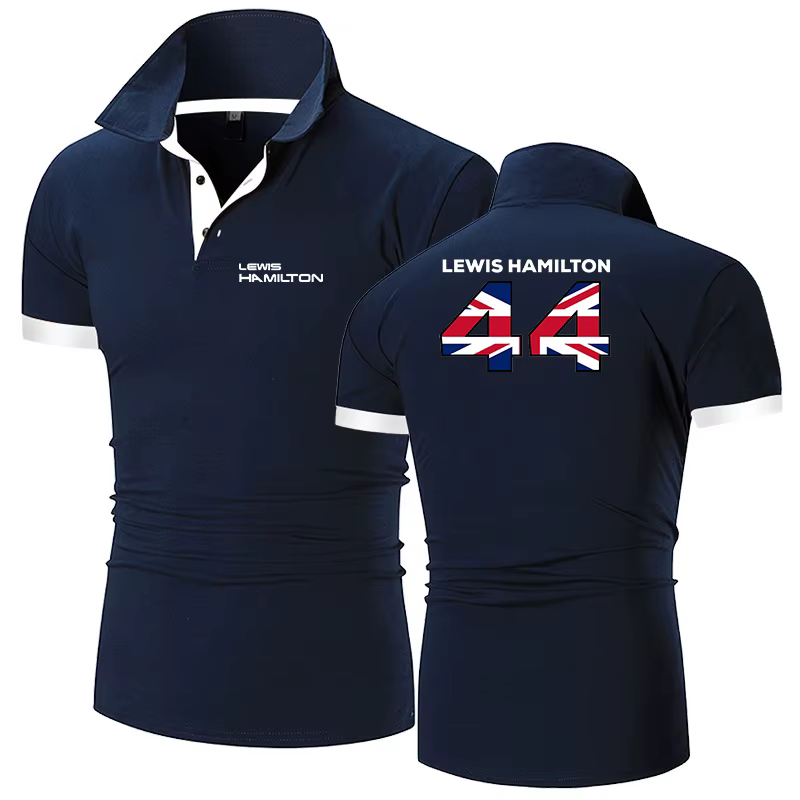 Polo à Manches Courtes en Coton pour Homme