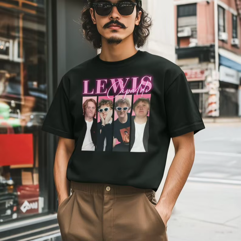 T-shirt vintage Lewis Capaldi Tour