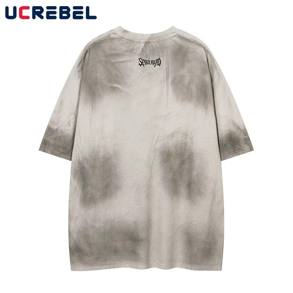 T-shirt à Manches Courtes et Col Ras du Cou pour Homme