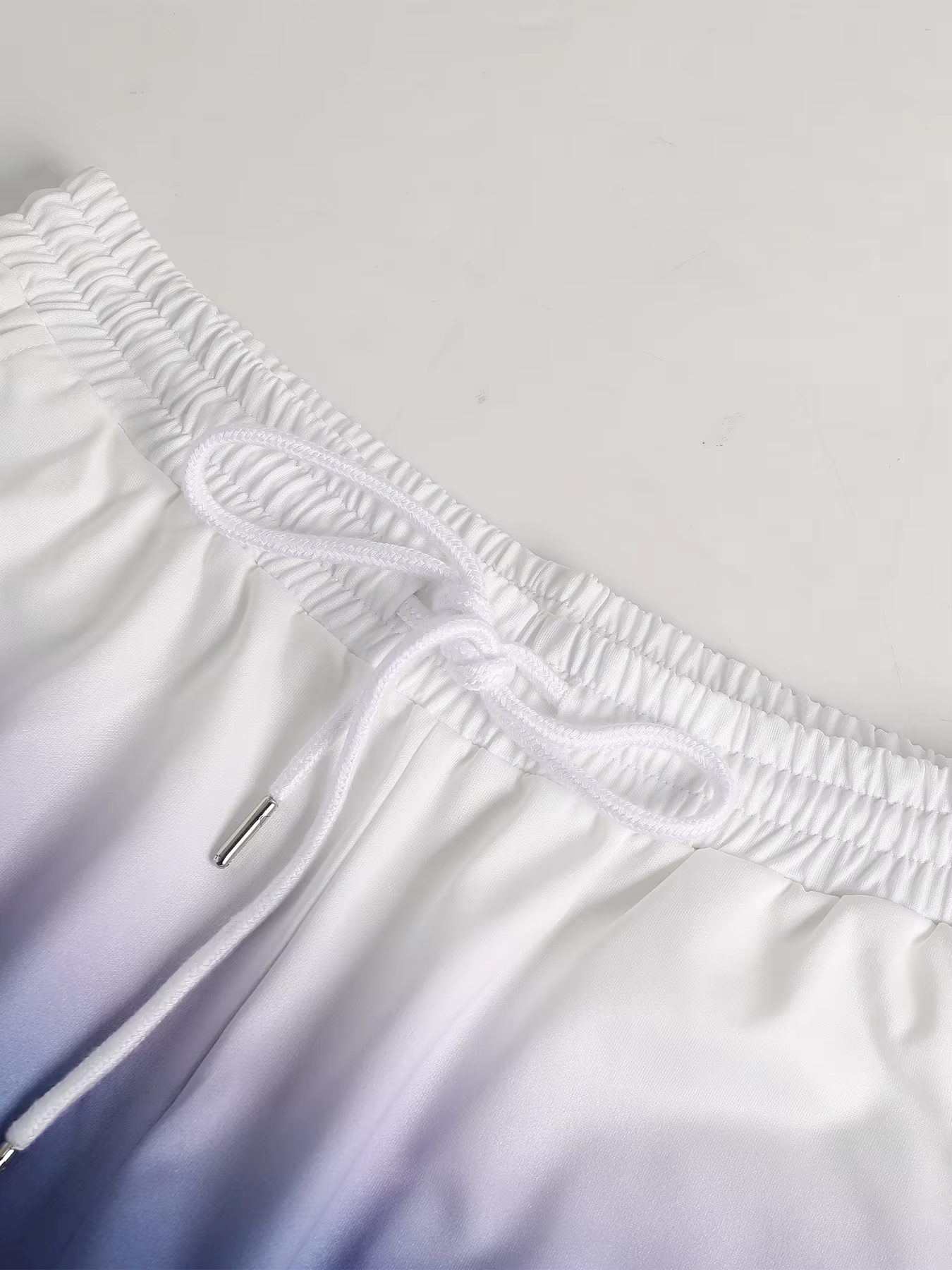 Ensemble T-shirt et short pour homme avec imprimé dégradé Paris
