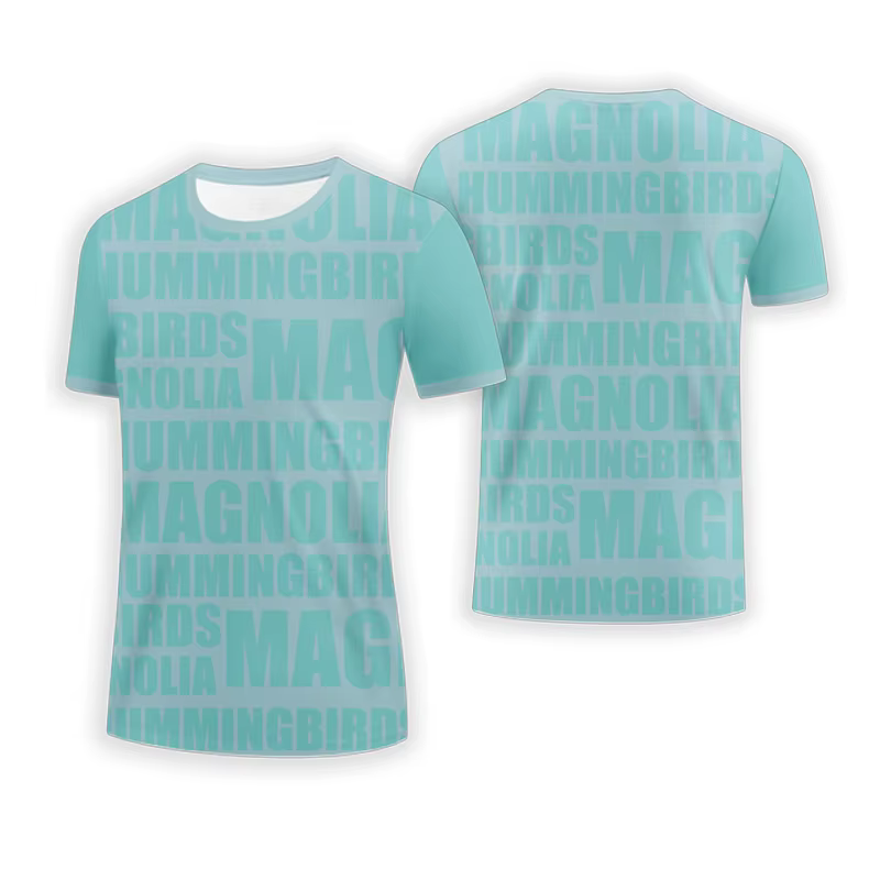 Sublimation Logo imprimé hommes mode respirant T-Shirts adultes conception multicolore sport séchage rapide T-shirt grande taille VL1415
