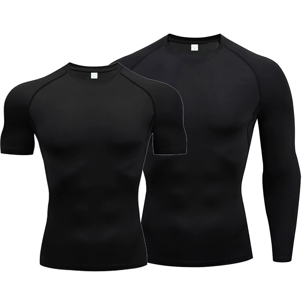 T-shirt de sport de compression à séchage rapide pour hommes